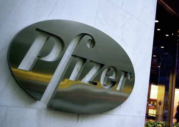 Drugs giant Pfizer has been handed a record fine by the competition watchdog. Picture: Mark Lennihan/AP