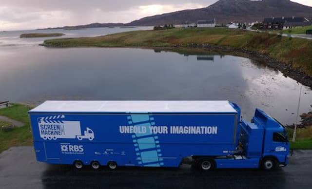 The Screen Machine at Lochmaddy
