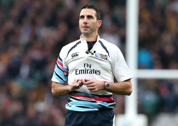 Craig Joubert is to retire from refereeing.  Picture: David Rogers/Getty Images