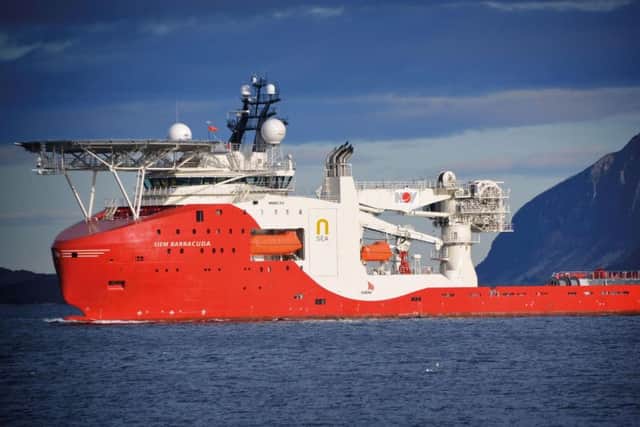 N-Sea vessels will utilise the innovative technology, including the Siem Barracuda. Picture: Contributed