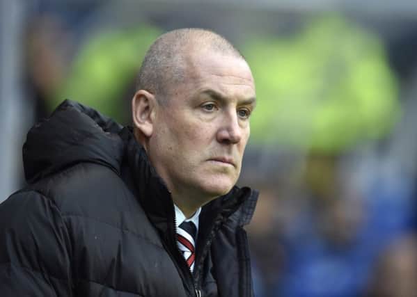 Rangers manager Mark Warburton watched his side lose to Hearts last midweek. Picture: SNS