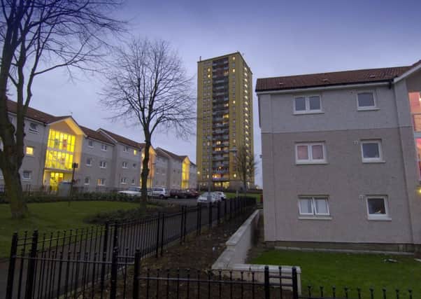 The new housing project will help rejuvenate Dougrie Place in Glasgow's sprawling Castlemilk housing estate. Picture: Donald MacLeod