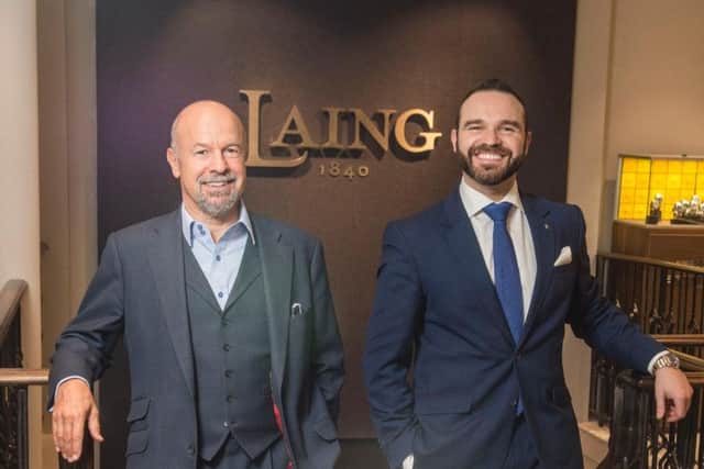 Michael Laing on left says the bottom-line figure was impacted by investment in the famous jewellery business. Picture: Contributed