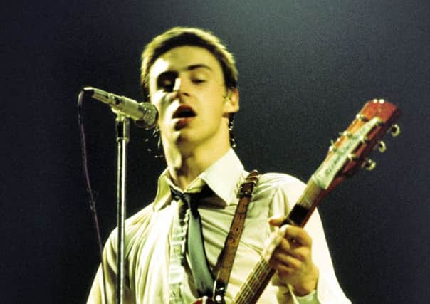 Paul Weller back in 1977 as lead singer with The Jam, a band whose lyrics can still be applied to circumstances today. Picture: Andre Csillag/REX/Shutterstock