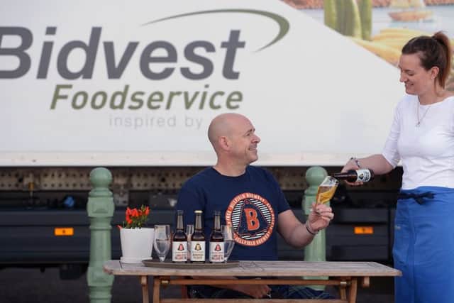 Bellfield's Kieran Middleton toasts the 'transformational' deal with Bidvest. Picture: Neil Hanna