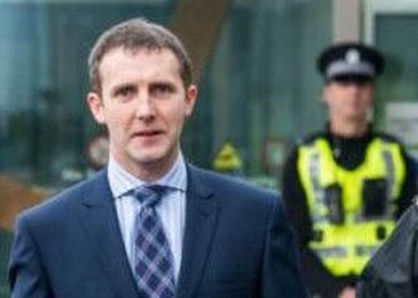 Michael Matheson will be questioned about police spending later today. Picture: Jpress.