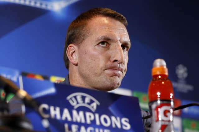Brendan Rodgers' side managed three draws from six games. Picture: PA