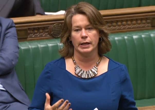 Independent MP Michelle Thomson spoke in the House of Commons where she moved colleagues to tears after revealing she was raped at 14. Picture: PA Wire