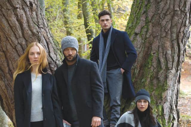 Fashion textiles from Johnstons of Elgin are exported all over the world.