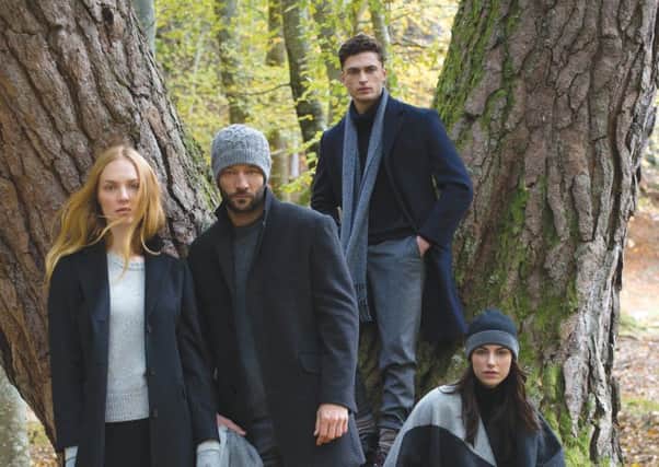 Fashion textiles from Johnstons of Elgin are exported all over the world.