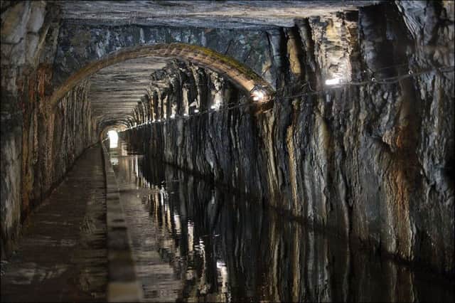New lighting installed in the Falkirk Tunnel last year. Picture: Scottish Canals