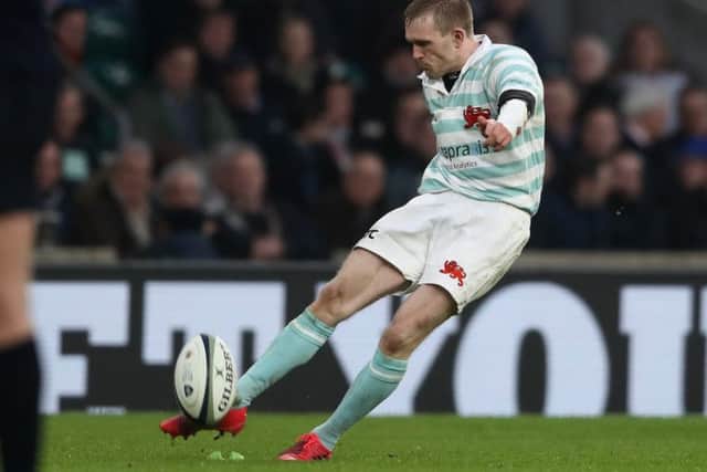 Scottish stand-off Fraser Gillies kicked 13 points as Cambridge University defeated Oxford University at Twickenham. Picture: David Rogers/Getty Images