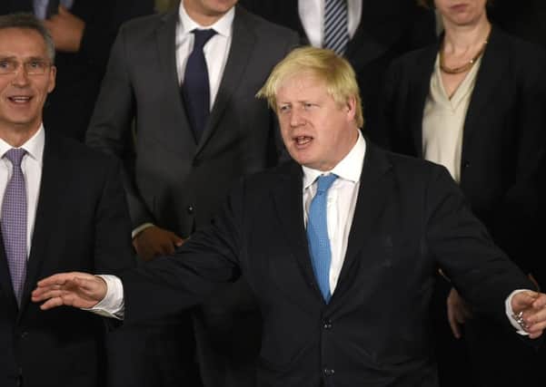 Boris Johnson was slapped down by No 10 after making his controversial comments. Picture: Getty