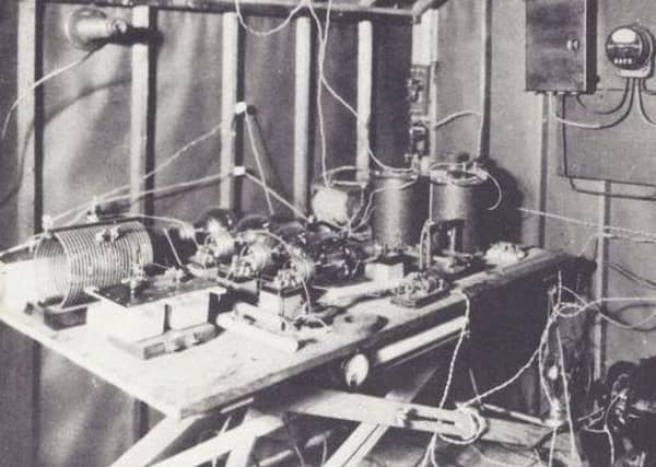 The transmitter for broadcast was set up in Greenwich.
Picture: submitted