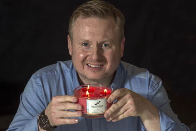 Jamie MacGowan of Buth Bheag Candle Co won the top prize. Picture: Trevor Martin