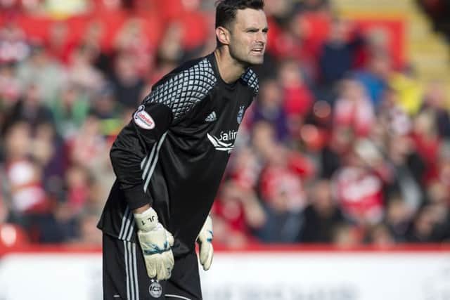 Aberdeen goalkeeper Joe Lewis has thanked manager Derek McInnes for showing faith in him. Picture: SNS