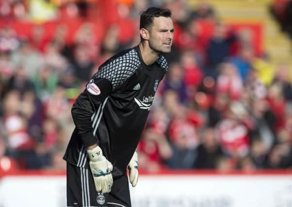 Aberdeen goalkeeper Joe Lewis has thanked manager Derek McInnes for showing faith in him. Picture: SNS