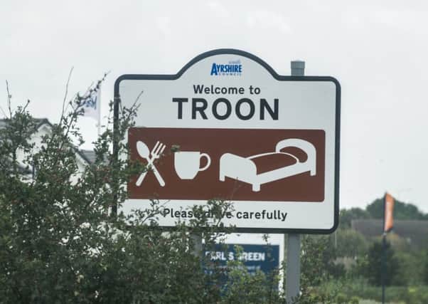 The Gaelic name for Troon, An Thurthail, derives from Arran Gaelic.