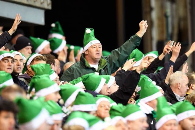Christmas Day football may be off the menu but there will still be festive fun at Easter Road. Photograph: Ross Parker/SNS