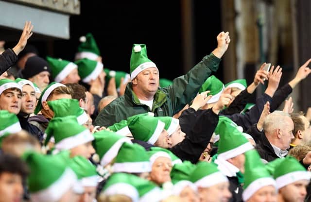 Christmas Day football may be off the menu but there will still be festive fun at Easter Road.  Photograph: Ross Parker/SNS
