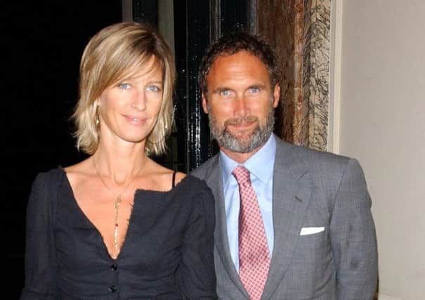 AA Gill pictured with partner Nicola Formby. Picture: PA