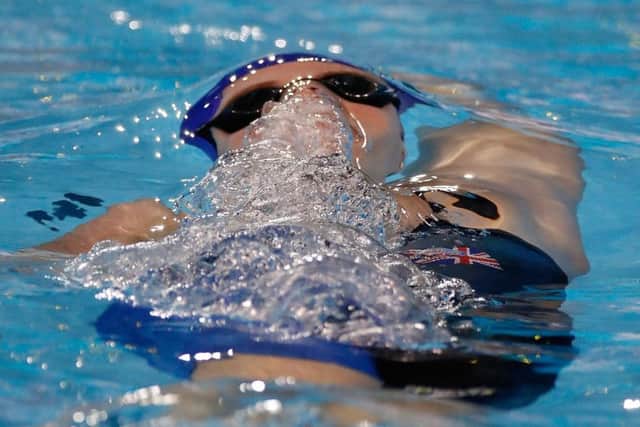 Kathleen Dawson broke her own Scottish 50m backstroke record at the world short course championships in Canada. Picture Gregory Shamus/Getty Images