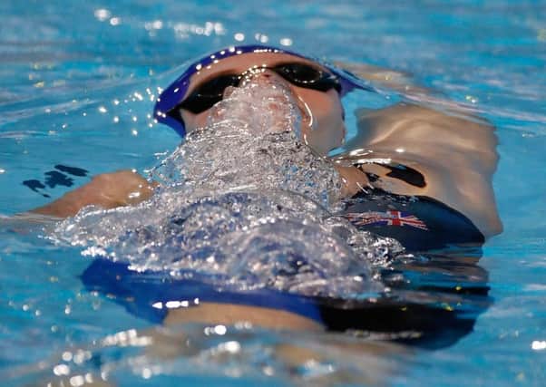 Kathleen Dawson broke her own Scottish 50m backstroke record at the world short course championships in Canada. Picture Gregory Shamus/Getty Images