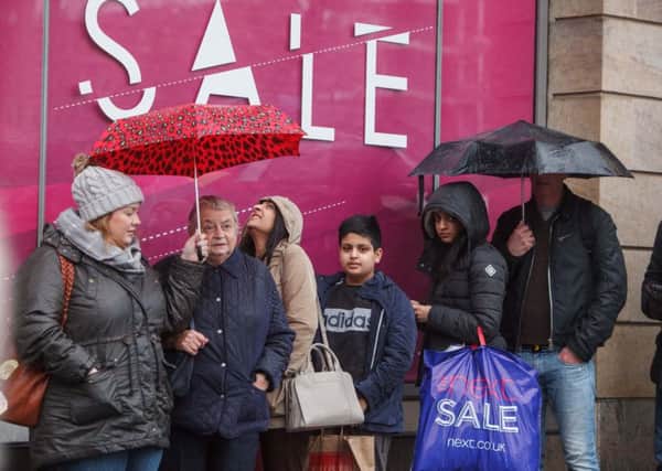 Boxing day Sales in Edinburgh
Picture: Toby Williams