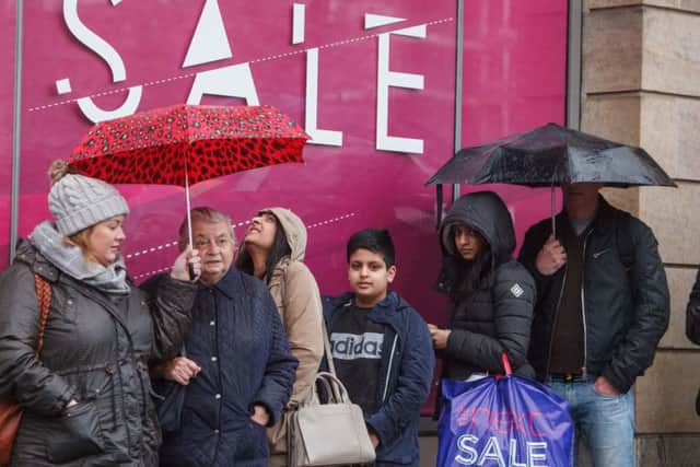 Boxing day Sales in Edinburgh.