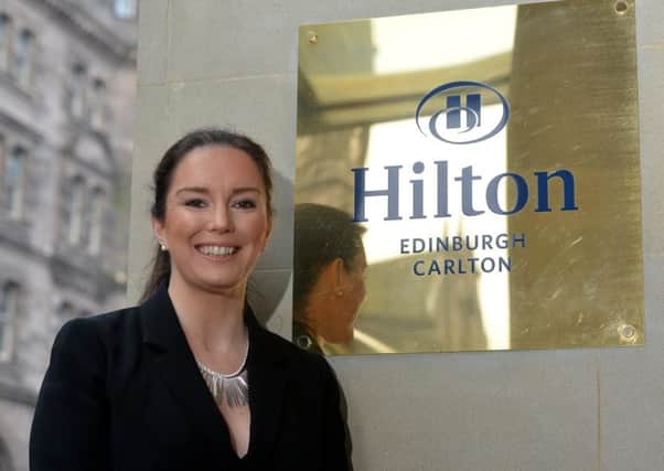 Claire Livingston became general manager of the Hilton Edinburgh Carlton in April. Picture: Julie Bull
