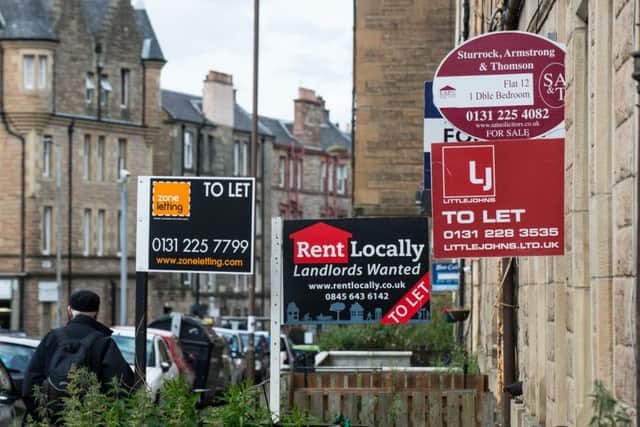 Scotland has some of the UK's highest gross rental yields, according to Rettie & Co. Picture: Ian Georgeson