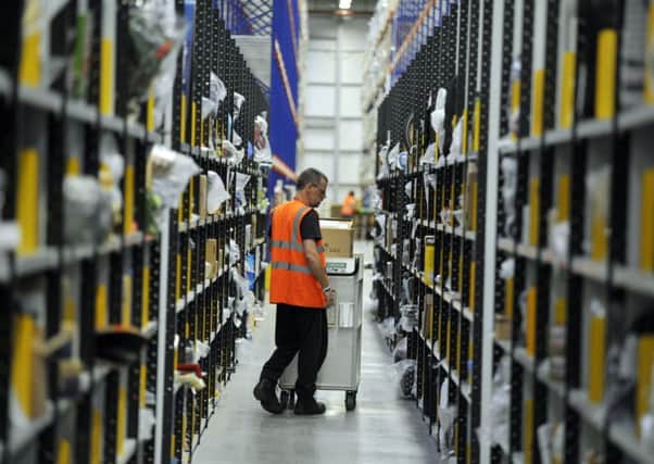 The huge warehouse of Amazon just shows how big a player the online retailer has become. Picture Phil Wilkinson