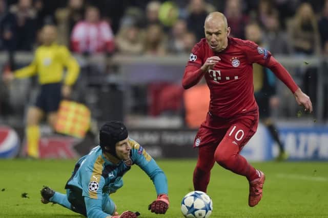Bayern Munich and Arsenal will battle it out again in the Champions League. Picture: AFP