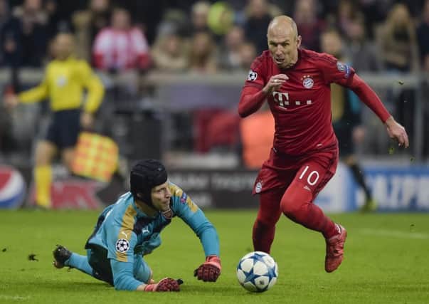 Bayern Munich and Arsenal will battle it out again in the Champions League. Picture: AFP
