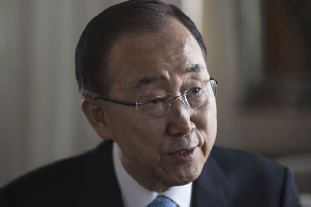 Ban Ki-Moon, outgoing Secretary General of the United Nations, also makes the list. Picture: AP