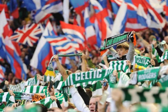 Celtic fans are planning to wear hard hats to the Hogmanay Old Firm clash. Picture: John Devlin
