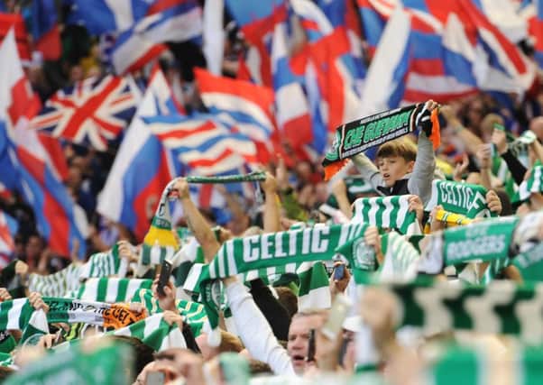 Celtic fans are planning to wear hard hats to the Hogmanay Old Firm clash. Picture: John Devlin