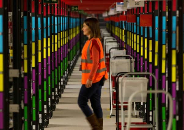 Amazon is under fire over the treatment of staff at its Fife depot. Picture: Alex Hewitt