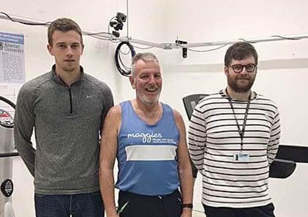 Eric Hamilton will take on the London Marathon next year despite doctors diagnosing him with incurable lung cancer last year. Picture: Contributed