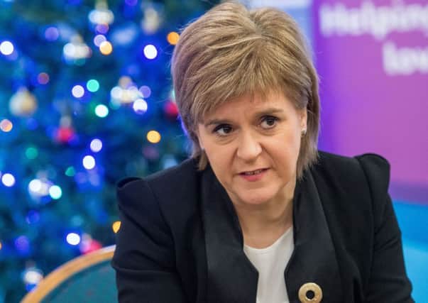 The First Minister. Picture: Ian Georgeson