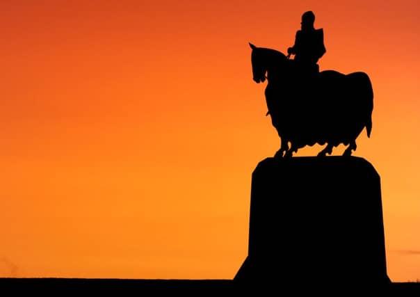 Gillies Hill was of considerable strategic importance during the Battle of Bannockburn. Pic Ian Rutherford