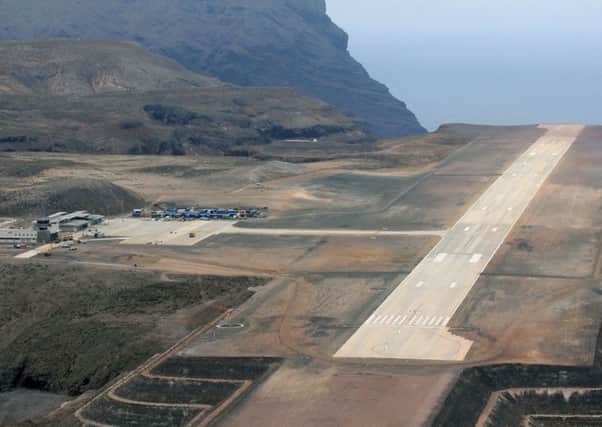 St Helena's new airport has "unquestionably failed" the British taxpayer and the residents of the remote island it was meant to serve, a damning report by MPs has said. Picture Royal Navy/PA Wire