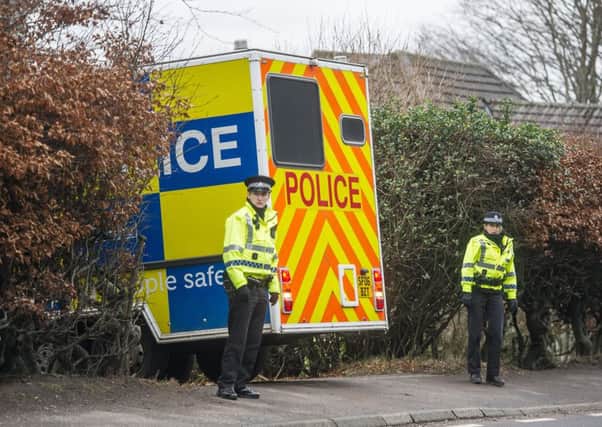 Excavation work starts in Inverkip in search for missing Margaret Fleming. Picture: John Devlin