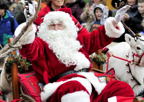 The survey found that children in hospital are more likely to be visited by Santa if they live in a rich area. Picture: Alan Murray