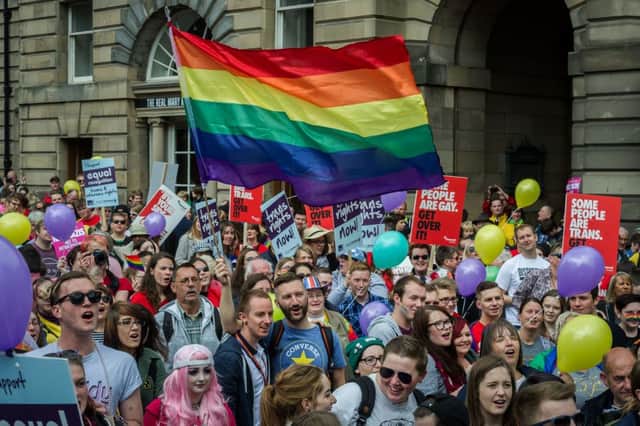 The Pride Edinburgh festival marks its 21st birthday in July 2016. Picture: Steven Scott Taylor/JP Resell