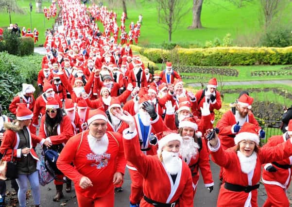Why not take part in a Santa fun run? Picture: TSPL