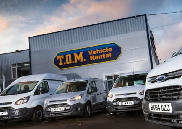 TOM Vehicle Rental was founded in 1991 and now employs more than 500 staff. Picture: Roddy Scott