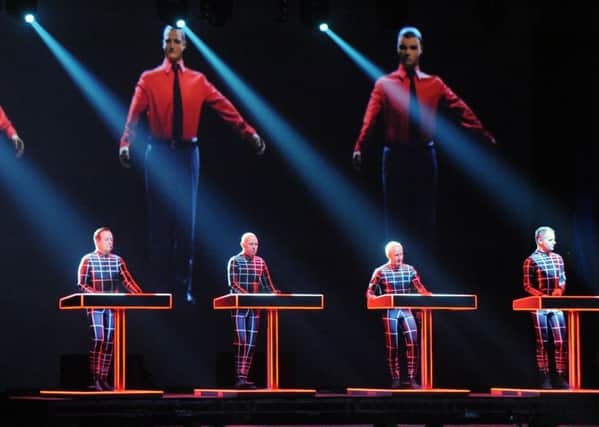 Kraftwerk are due to play Edinburgh and Glasgow in June