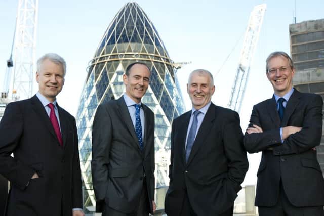 From left: Edwin Braim and Alasdair Munn of Mason Philips, with Ryden's Bill Duguid and Matthew Edwards. Picture: Contributed