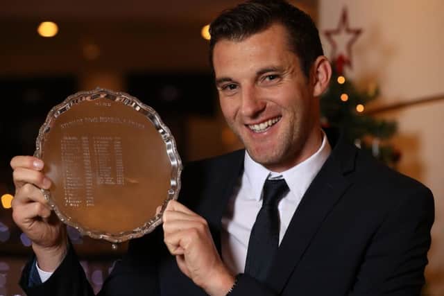 Keir McNicoll of Gullane Golf Club was named Assistant of the Year
at the PGA in Scotland annual lunch. Picture: Andy Forman